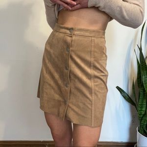 Wilfred button up skirt